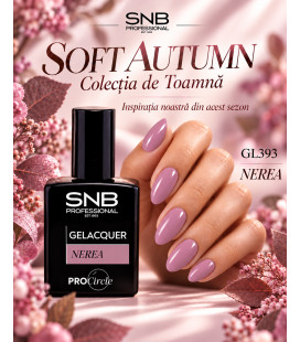 Ojă Semipermanentă GL393 SNB Professional Nerea Soft Autumn 15 ml