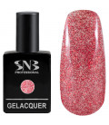 SNB Oja semipermanenta 03 Glitter Red