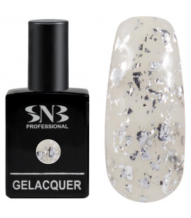 SNB Gelacquer Lac semi-permanent F12 Silver foil